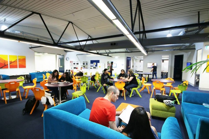 ラングポーツ・シドニーの共有スペースの風景